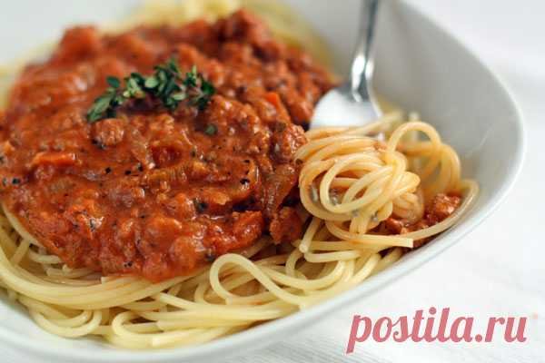 Спагетти болоньезе — рецепт с пошаговыми фотографиями на Foodclub.ru