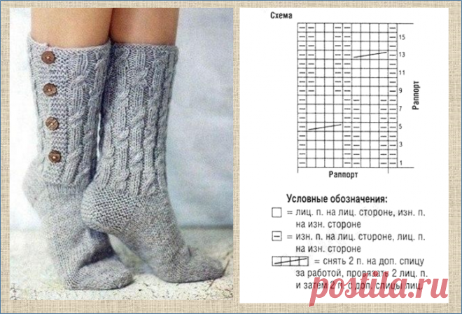 Летние носочки -15 моделей со схемами (Вязание спицами) — Журнал Вдохновение Рукодельницы