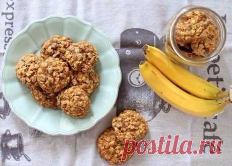 Банановое печенье Просто и вкусно