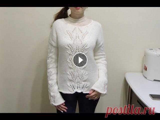 Женский свитер спицами для начинающих Часть 1 // sweater knitting Привет! В этом видео мы рассмотрим как вяжется данный свитер и разберем узор Схема узора Все части свитера Интернет-магазин "Вязунчик" Промо...