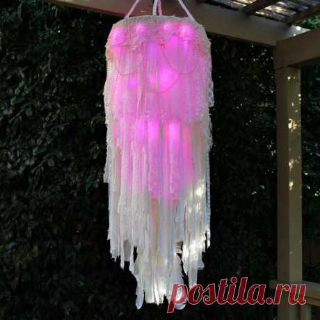 Light-up Boho Chandelier | Hometalk