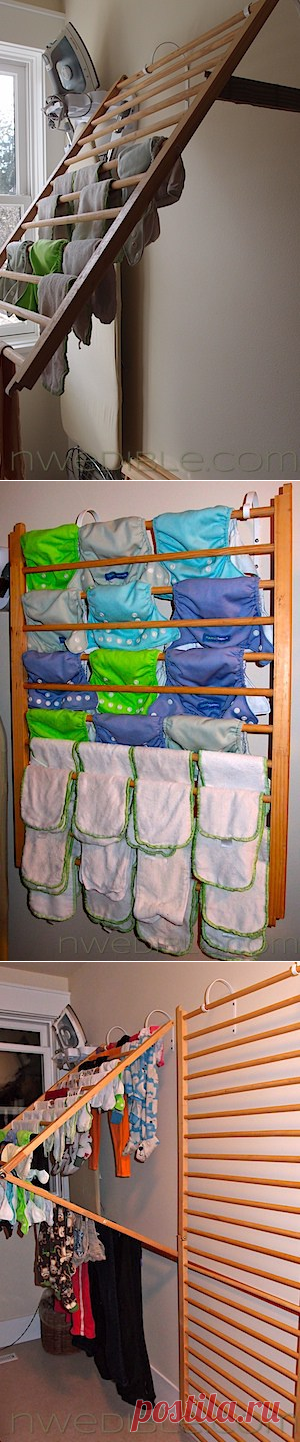 Wall Mounted Clothes Drying Rack, Perfected | Northwest Edible Life