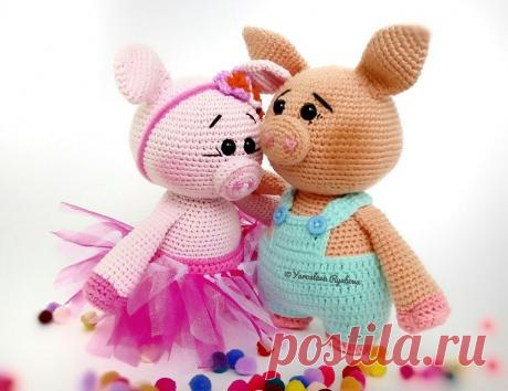 Свинки амигуруми схема крючком | AmiguRoom