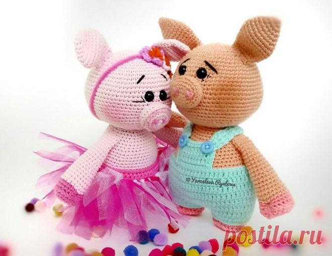 Свинки амигуруми схема крючком | AmiguRoom