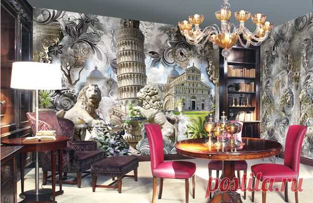 Фрески в интерьере