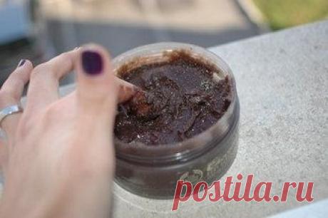 Скраб кофейно-медовый антицеллюлитный .