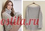 Журнальные новинки вязания 2020: модный ажурный джемпер и снуд крючком