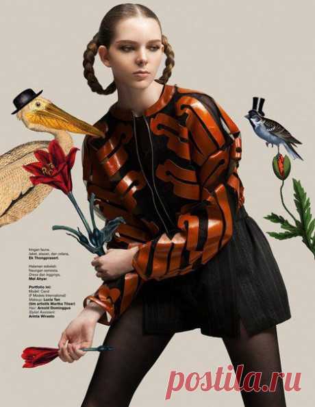 Фотограф Райан Тандья (Ryan Tandya) создал фотосессию Le Printemps для индонезийского Harper’s Bazaar. / Модное Настроение