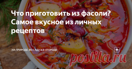 Что приготовить из фасоли? Самое вкусное из личных рецептов Статья автора «На природе, во саду и в огороде» в Дзене ✍:  Дорогие друзья, здравствуйте! Я Вера Водян.  Совсем недавно на моем канале  завязался разговор про фасоль. Оказывается, многие ее не едят.