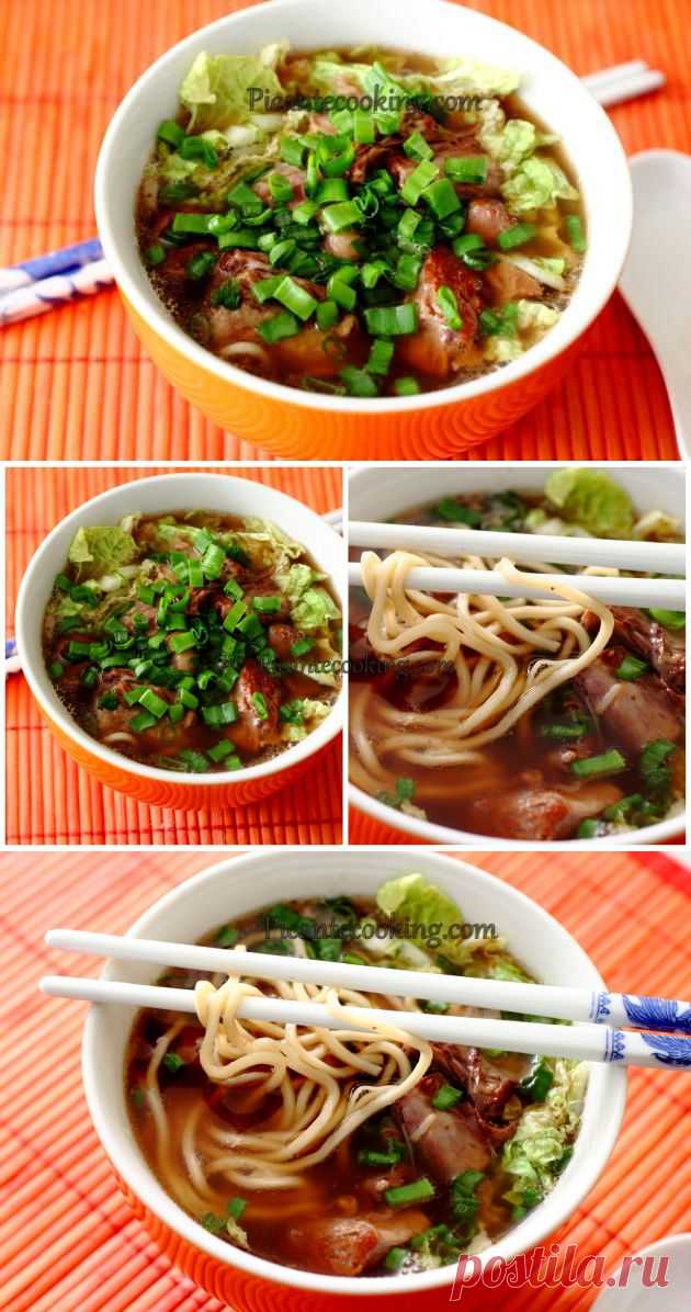Китайский суп с лапшой | Picantecooking