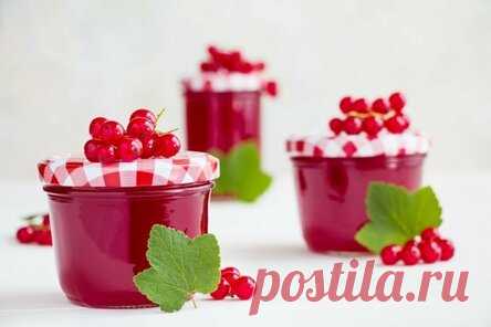 Желе из красной смородины с апельсином