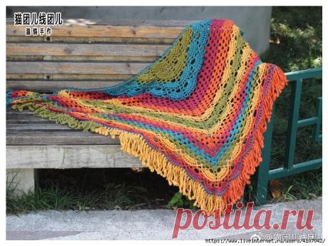 Бактус, шаль крючком, и не только... | Анастасия Леонова | Яндекс Дзен