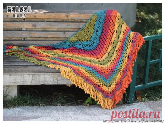 Бактус, шаль крючком, и не только... | Анастасия Леонова | Яндекс Дзен