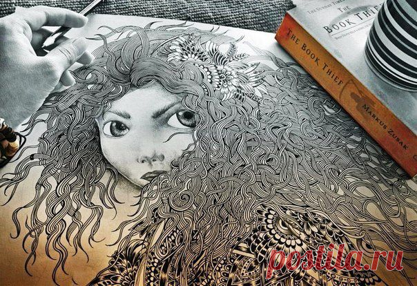 Художник-иллюстратор Maahy / Удивительное искусство