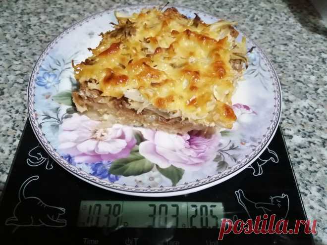 Капустная запеканка с фаршем и омлет в одном флаконе, вкусняшка для худеющих и не только, рецепт с подсчётом КБЖУ. | Стройнею не спеша | Дзен