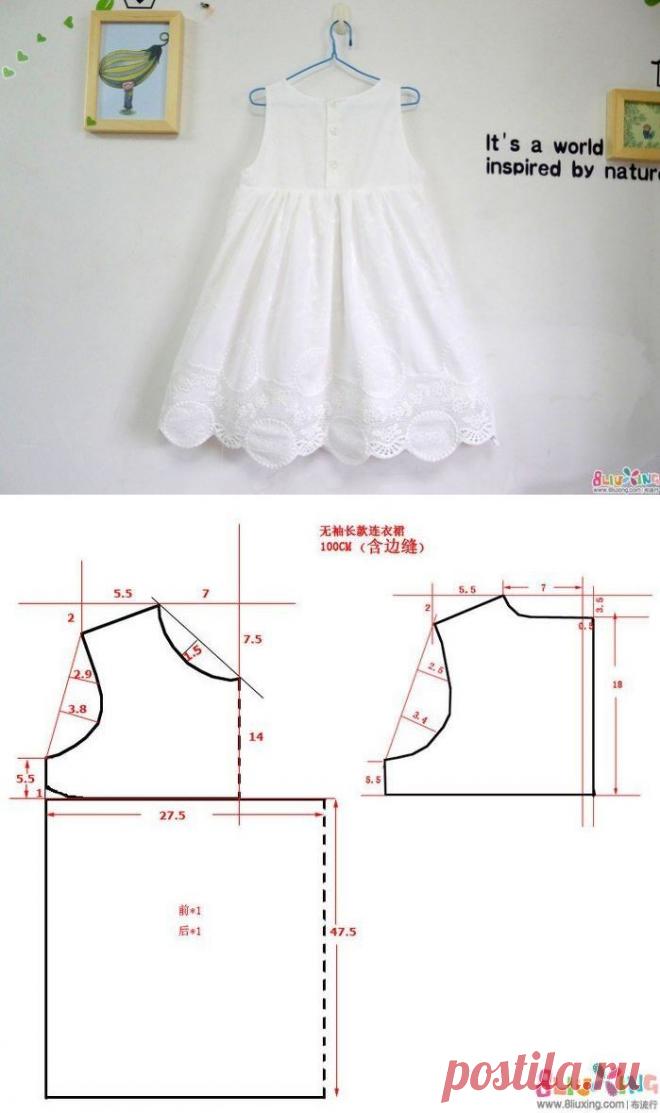Платье для девочки. Детская одежда своими руками / Детские шапочки, шарфики, пинетки, комплекты. Шитье и вязание для детей спицами и крючком / Ёжка - стихи, загадки, творчество и уроки рисования для детей