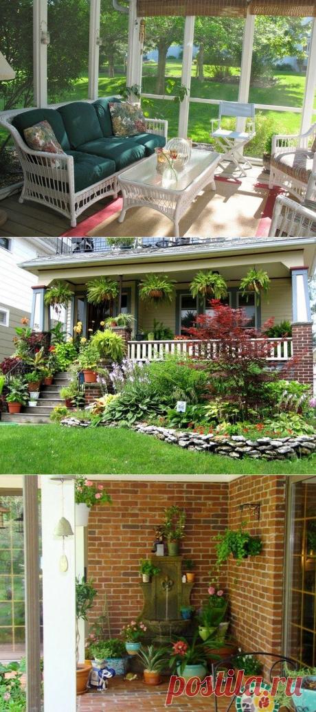 Идеи оформления парадного крыльца - Садоводка