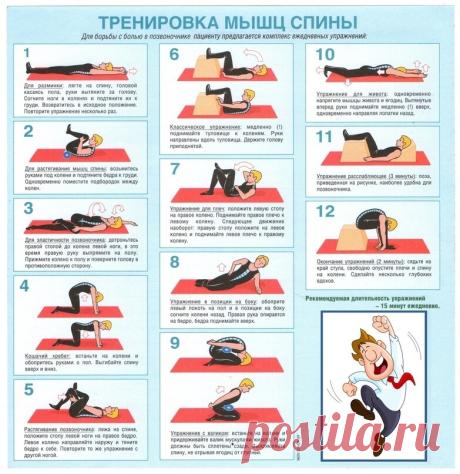 ЧТОБЫ СПИНА НЕ БОЛЕЛА 🏻
Возьмите себе за правило, 15 минут ежедневно!