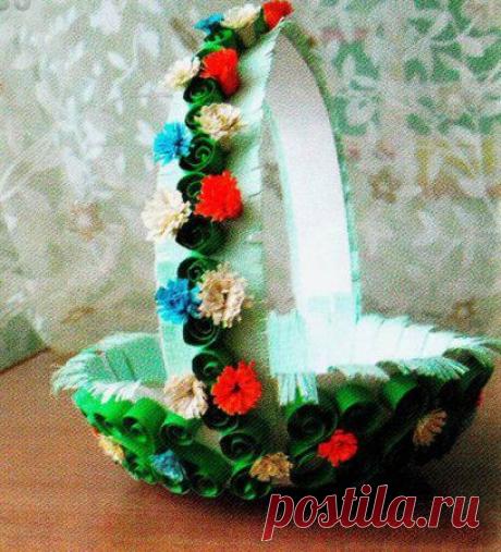 Пасхальная корзинка своими руками.
