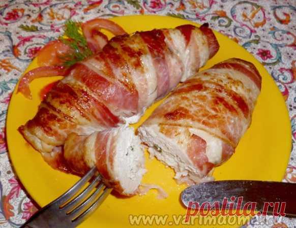 Нежные куриные рулеты с сыром