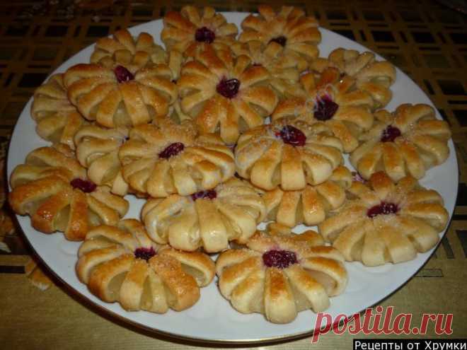 Слоеное печенье Ромашки
