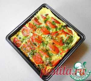 Кабачки в омлете - кулинарный рецепт
