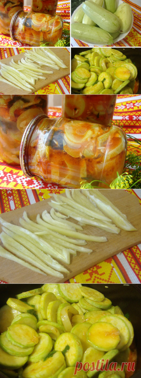 Консервированные кабачки в томатной пасте — Вкусная еда