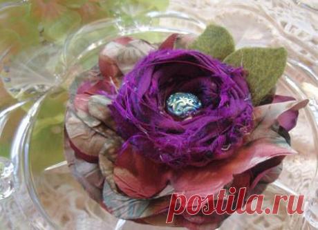 Брошки из скрап-обрезков - Скрапбукинг для всех! - Rus-scrap.ru - Scrapbooking