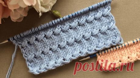 узор спицами
