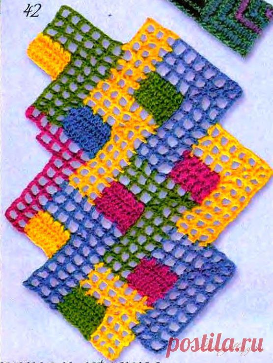 Gallery.ru / Фото #39 - Вязание элементов пэчворка - Alleta