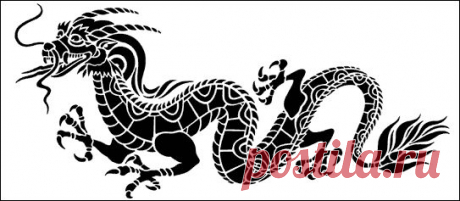 Очень много разных трафаретов.