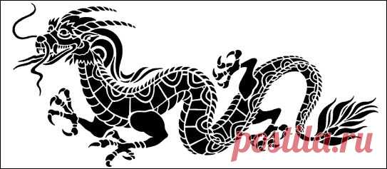 Очень много разных трафаретов.