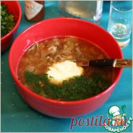 Суп из белых грибов с перловкой - кулинарный рецепт