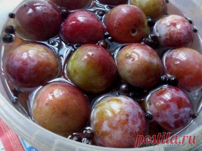 Маринованные сливы - просто объедение!