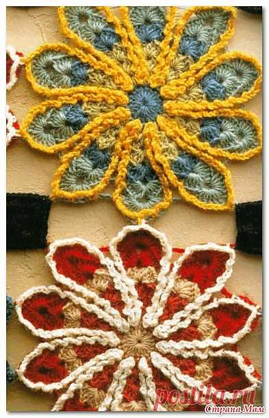Цветочный плед: Дневник группы "Все в ажуре... (вязание крючком)" - Страна Мам