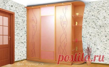 Шкаф купе в детскую комнату для девочки подростка на заказ: фото, цвет, модель.
