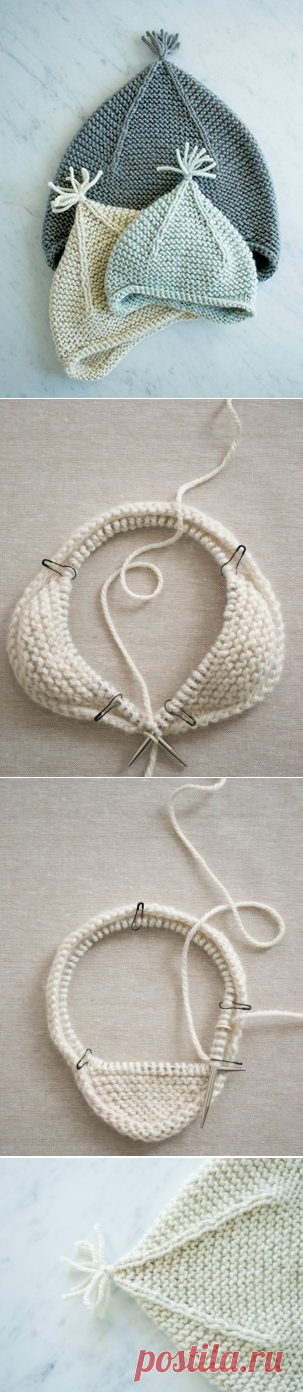 Garter Ear Flap Hat | Purl Soho