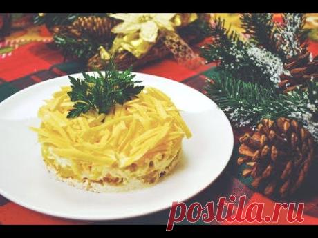Слоеный салат с курицей / Меню недели