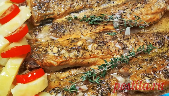 Запеченный минтай с горчицей: круче, чем дорогая рыба
