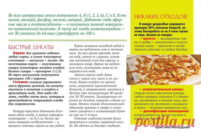 Быстрые цукаты