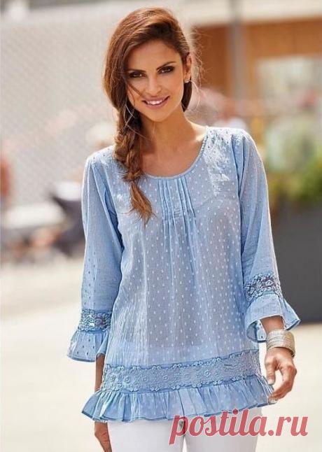 Выкройка летней блузки