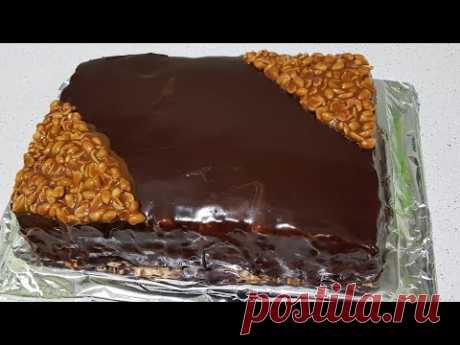 SNIKERS торти энг мазали рецепт./СНИКЕРС самый вкусный