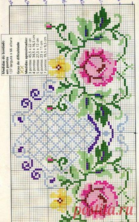 вышивание крестиком цветы - Поиск в Google