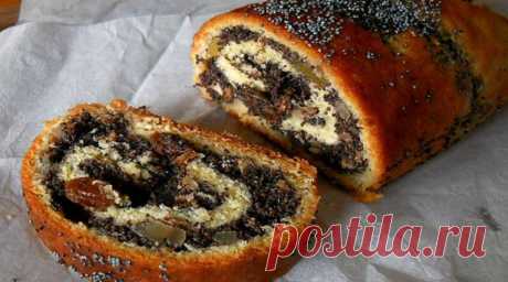 Старинный польский рецепт самого вкусного макового рулета
