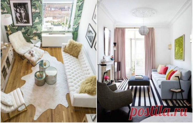 Как обустроить маленькую гостиную: полезные рекомендации и 10 реальных примеров | Мой дом