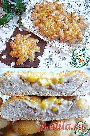 Ватрушки "Подсолнухи" - кулинарный рецепт