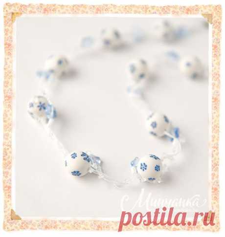 Бусы «Снежинки» | Минчанка