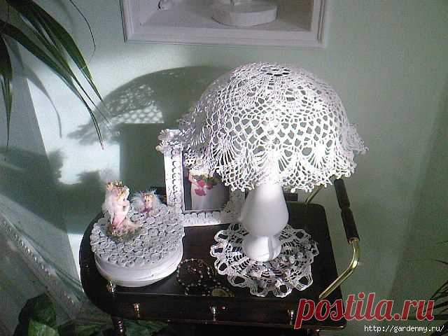 Абажур своими руками из салфеток