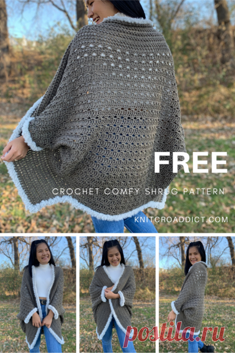 Crochet Shrug Pattern: Cozy, Comfy, Fashionable - KnitcroAddict