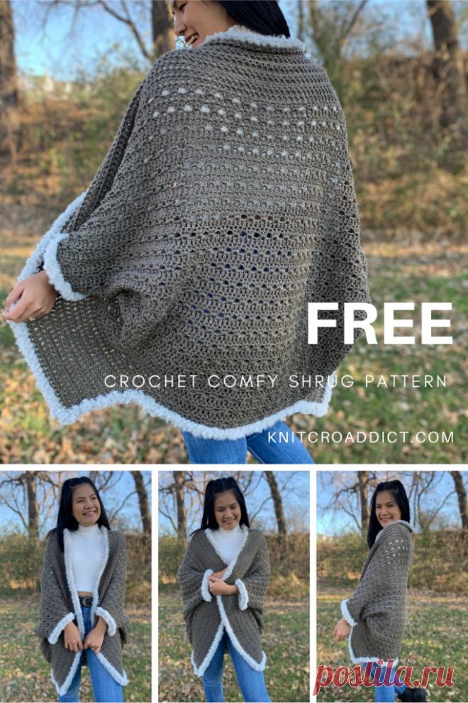Crochet Shrug Pattern: Cozy, Comfy, Fashionable - KnitcroAddict